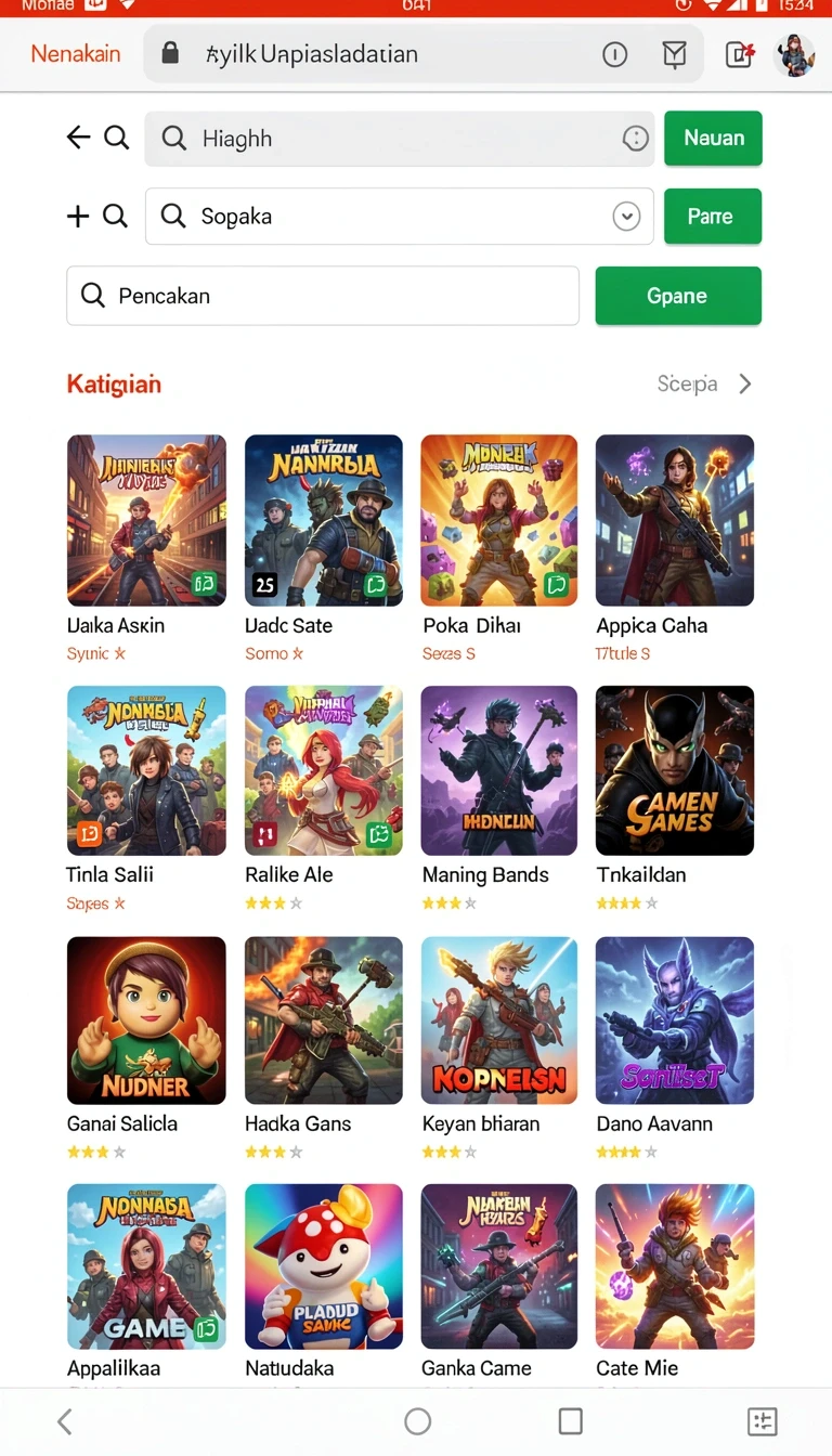 Halaman detail menunjukkan versi, ukuran, dan catatan keamanan.